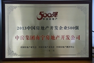 A4、2013中國房地產(chǎn)開發(fā)企業(yè)500強(qiáng)